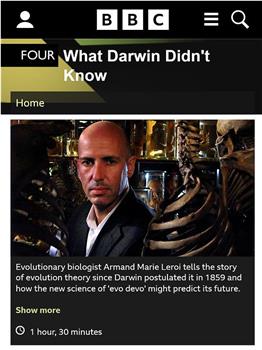 达尔文所不知道的观看