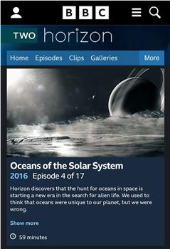 地平线系列：太阳系的海洋观看