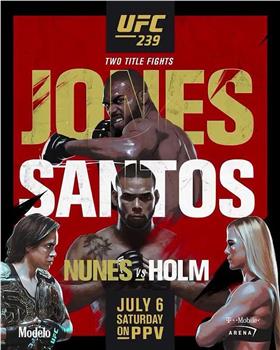 UFC 239：琼斯VS桑托斯观看