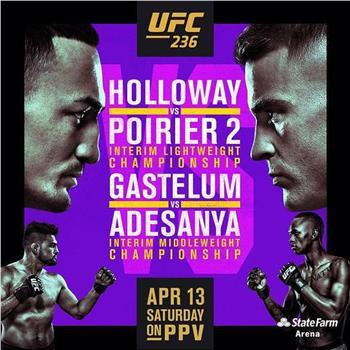 UFC236：霍洛威VS普利瓦尔观看